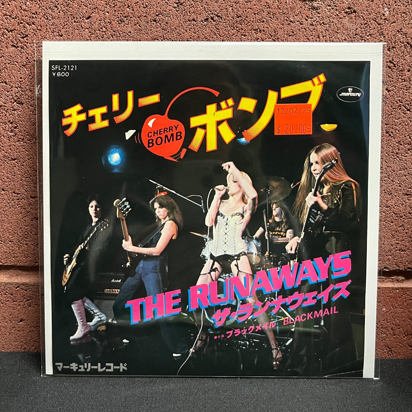 Used Vinyl: The Runaways "Cherry Bomb/Blackmail" 7" (Japanese Press)