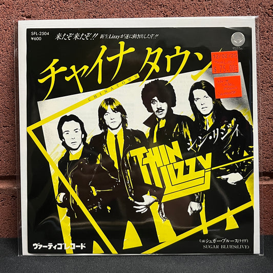 Used Vinyl: Thin Lizzy "Chinatown / Sugar Blues (Live)" 7" (White Label Promo Japanese Press)