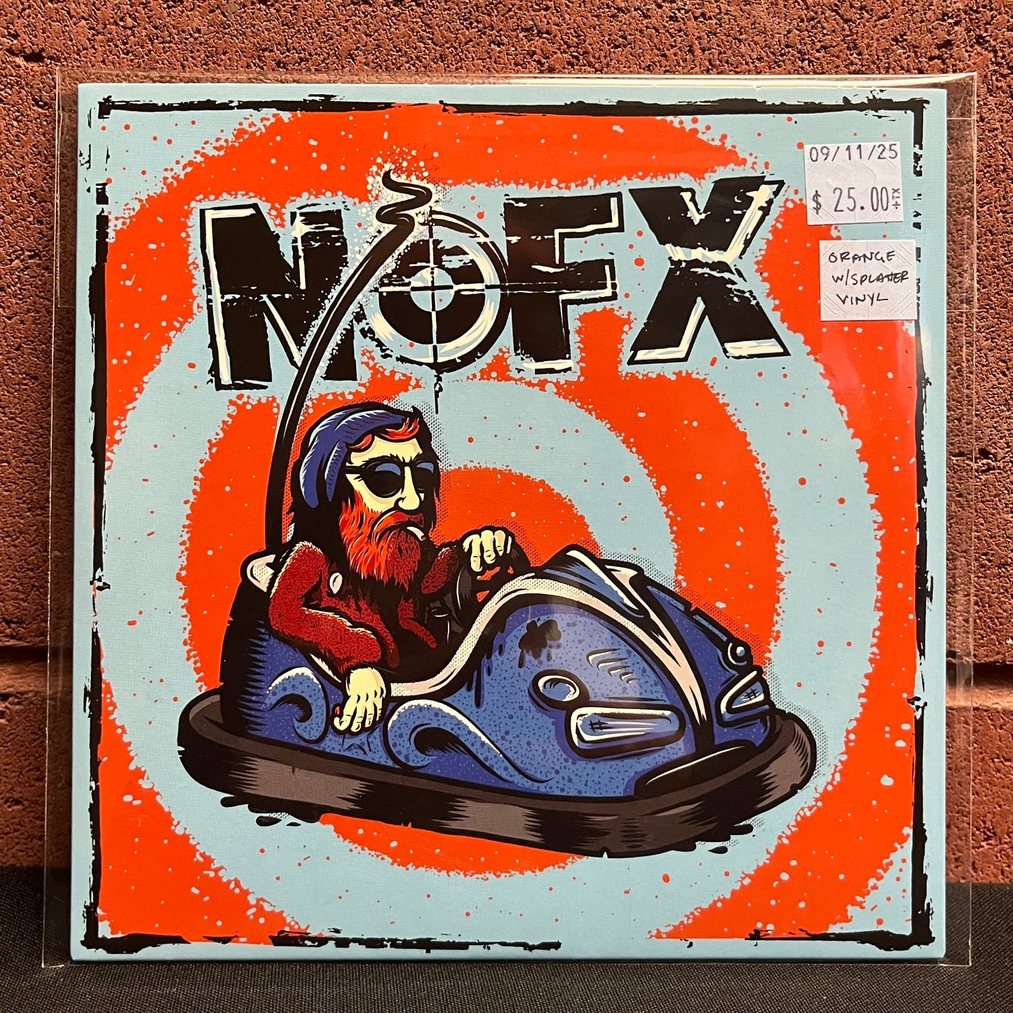 Used Vinyl: NOFX "I Love You More Than I Hate Me" 7" (Orange with splatter vinyl, 7" of the Month Club)