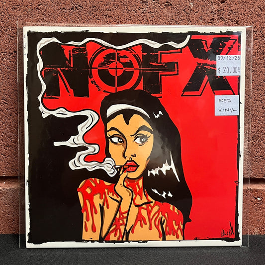 Used Vinyl: NOFX "My Bro Cancer-vive Cancer" 7" (Red Vinyl, 7" of The Month Club)