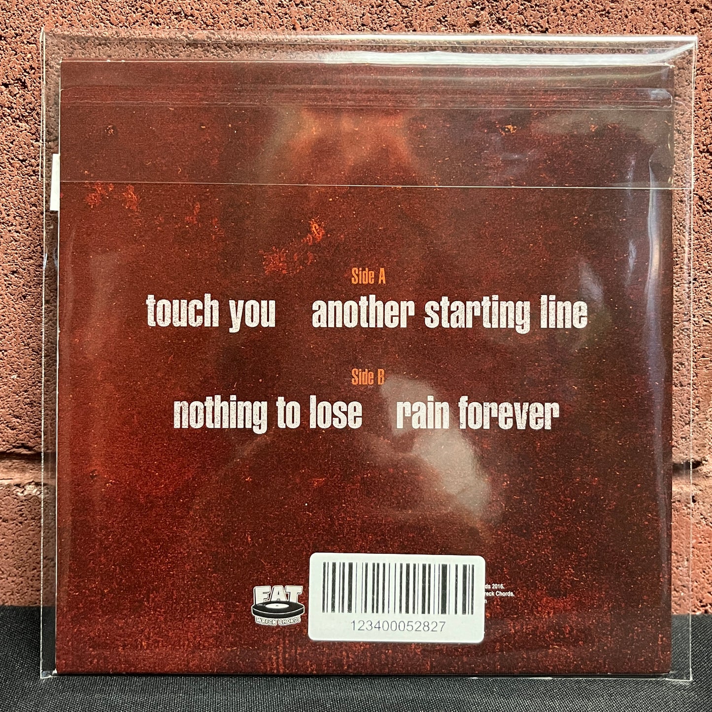 Used Vinyl: Hi-Standard "Another Starting Line" 7" (Oxblood with Gray Splatter vinyl)