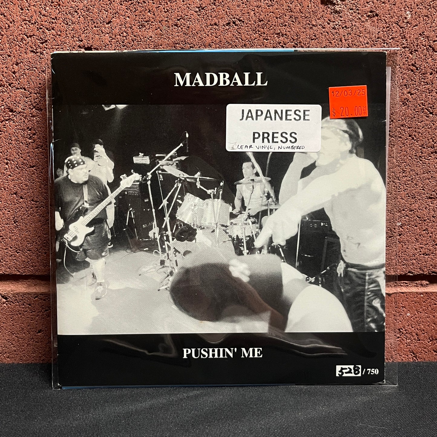 Used Vinyl: Madball / Full Blast Skunk "Split" 7" (Clear Vinyl Hand Numbered Japanese Press)
