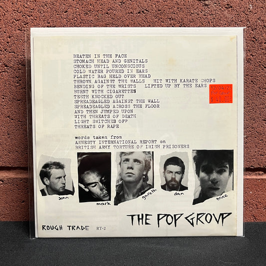 Used Vinyl: The Pop Group "We Are All Prostitutes / Amnesty International Report" 7" (Japanese Press)