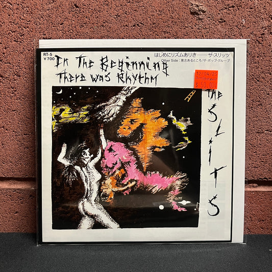 Used Vinyl: The Slits / The Pop Group "In The Beginning There Was Rhythm / Where There's A Will.." 7" (Japanese Press)