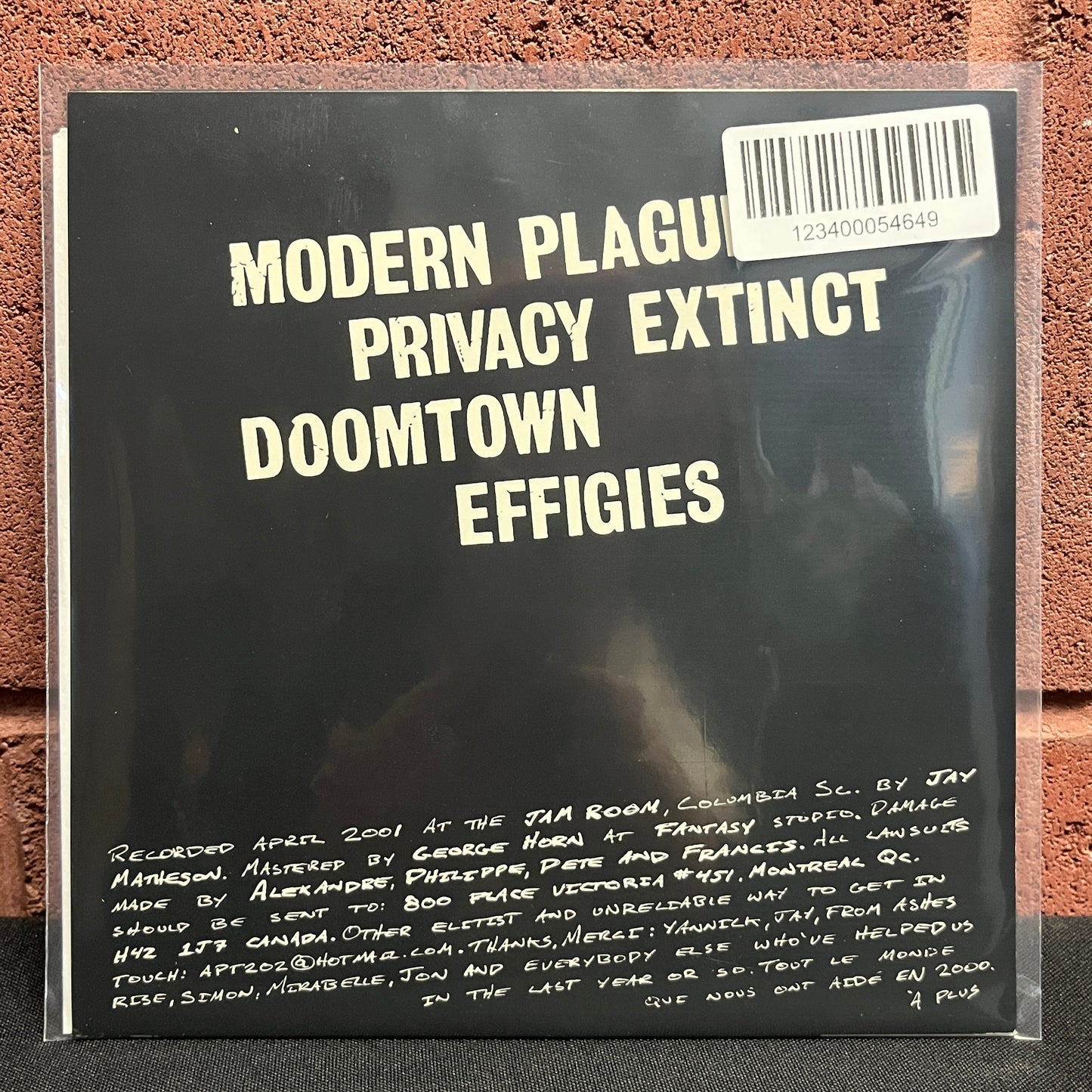 Used Vinyl: Born Dead Icons "Modern Plague" 7"