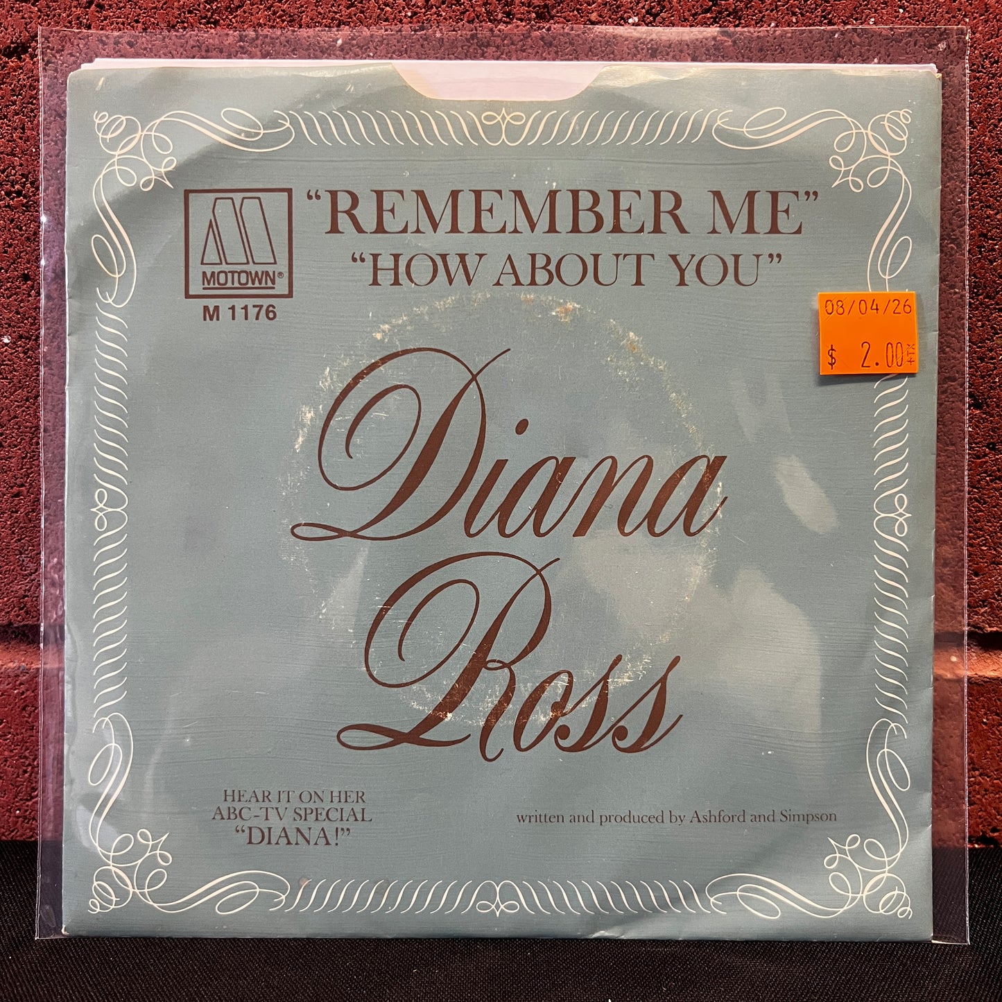 Used Vinyl: Diana Ross "Remember Me / How About You" 7"