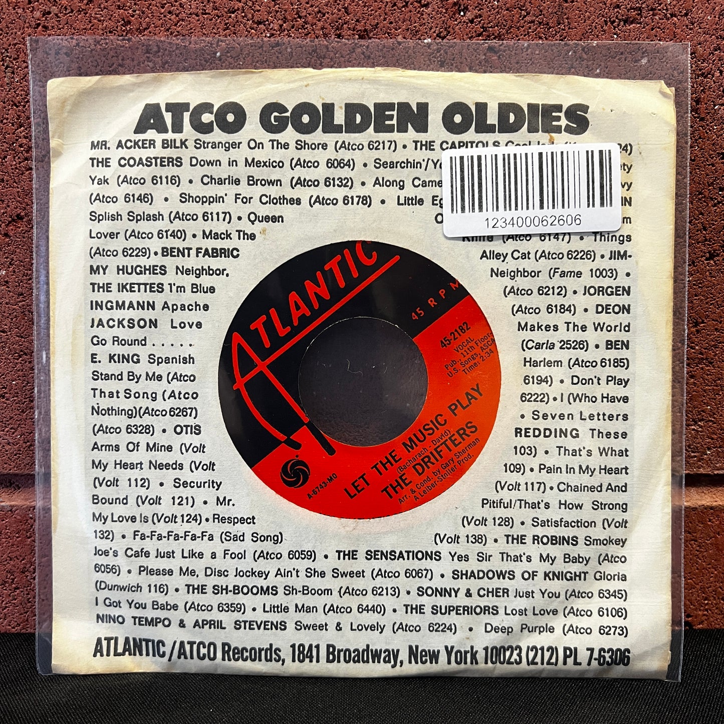 Used Vinyl: Drifters "On Broadway / Let the Music Play" 7"