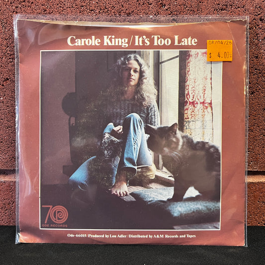 Used Vinyl: Carole King "It's Too Late / I Feel The Earth Move" 7"