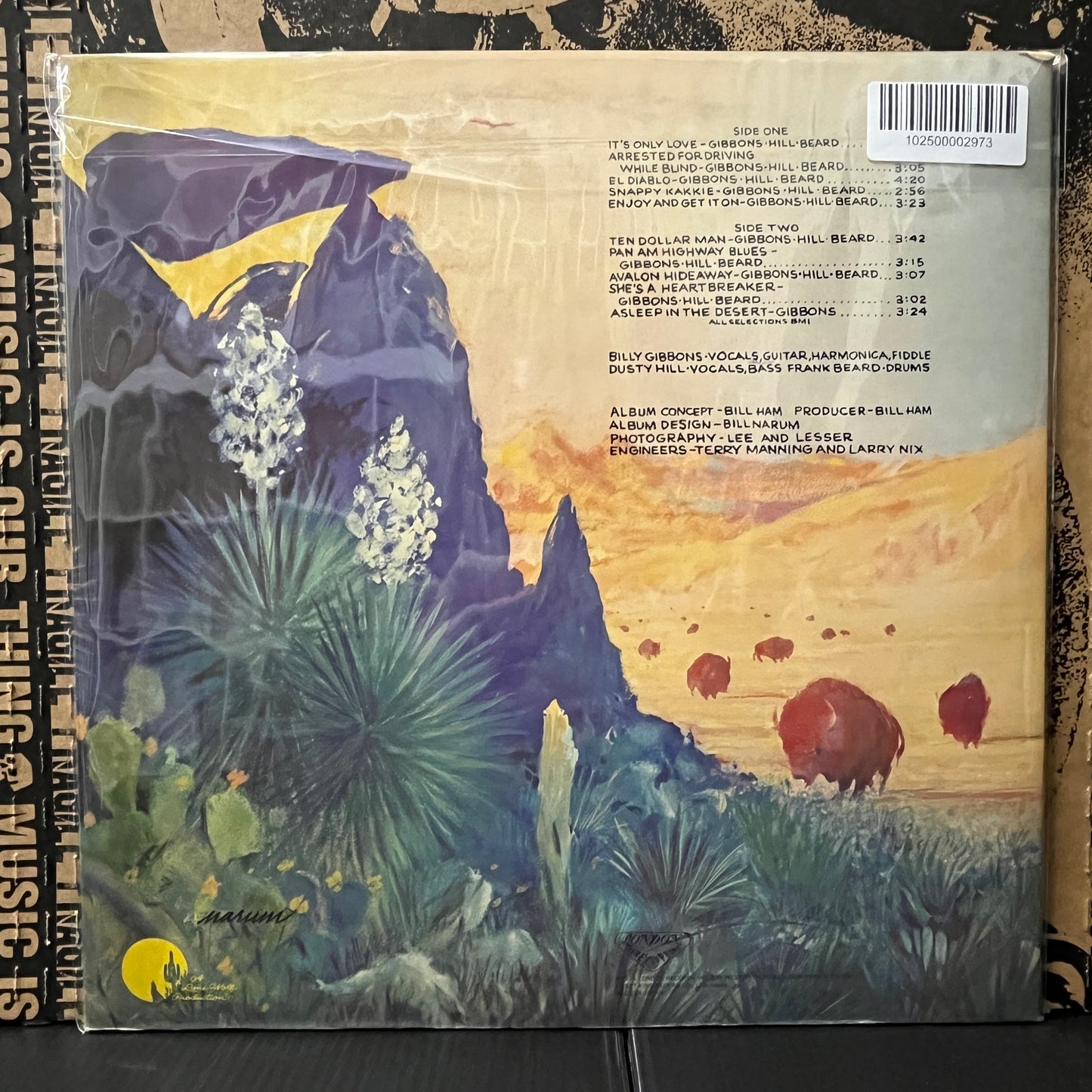 Used Vinyl: ZZ Top "Tejas" LP (1977 Japanese White Label Promo)