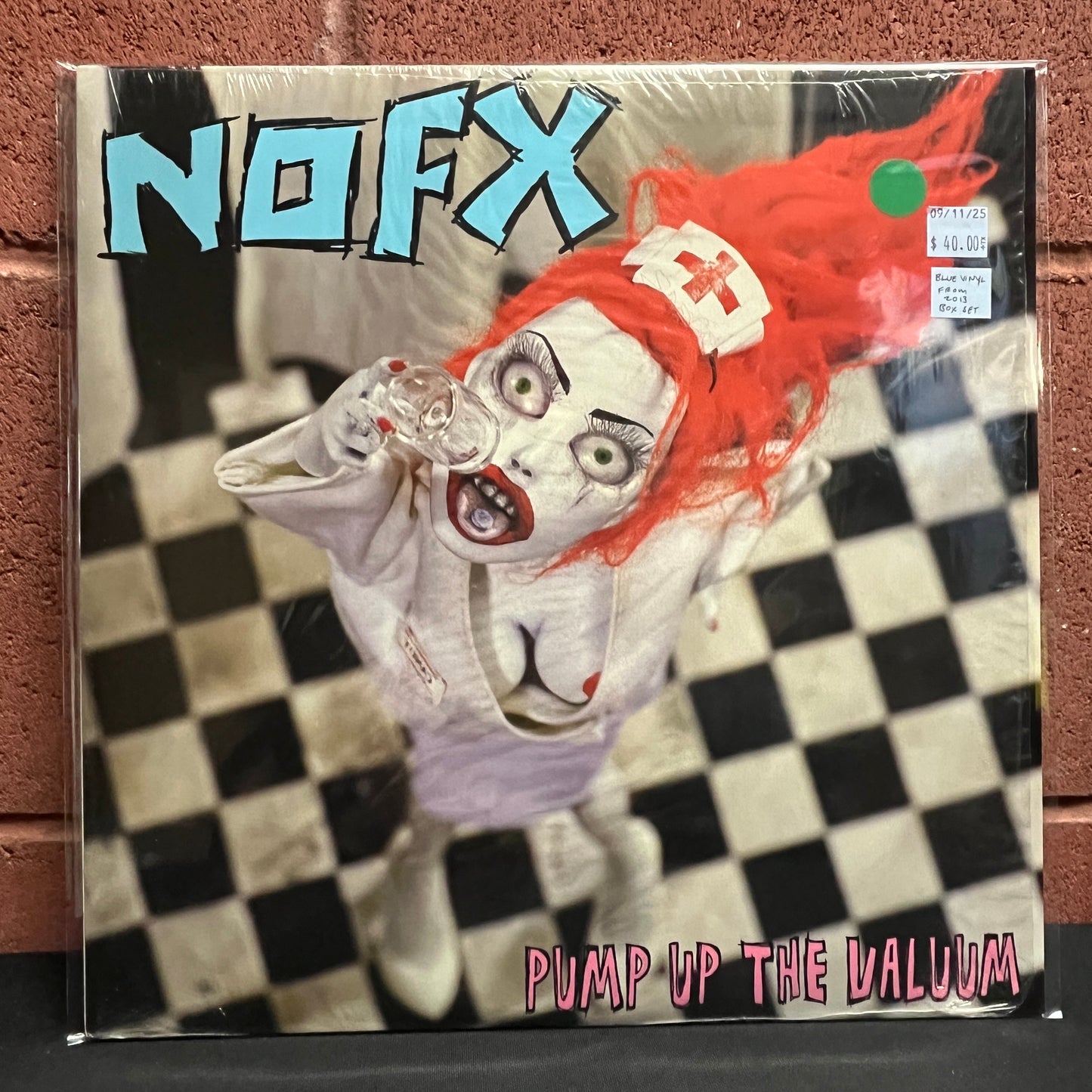 Used Vinyl: NOFX "Pump Up The Valuum" LP (Blue vinyl, from 2013 box set)