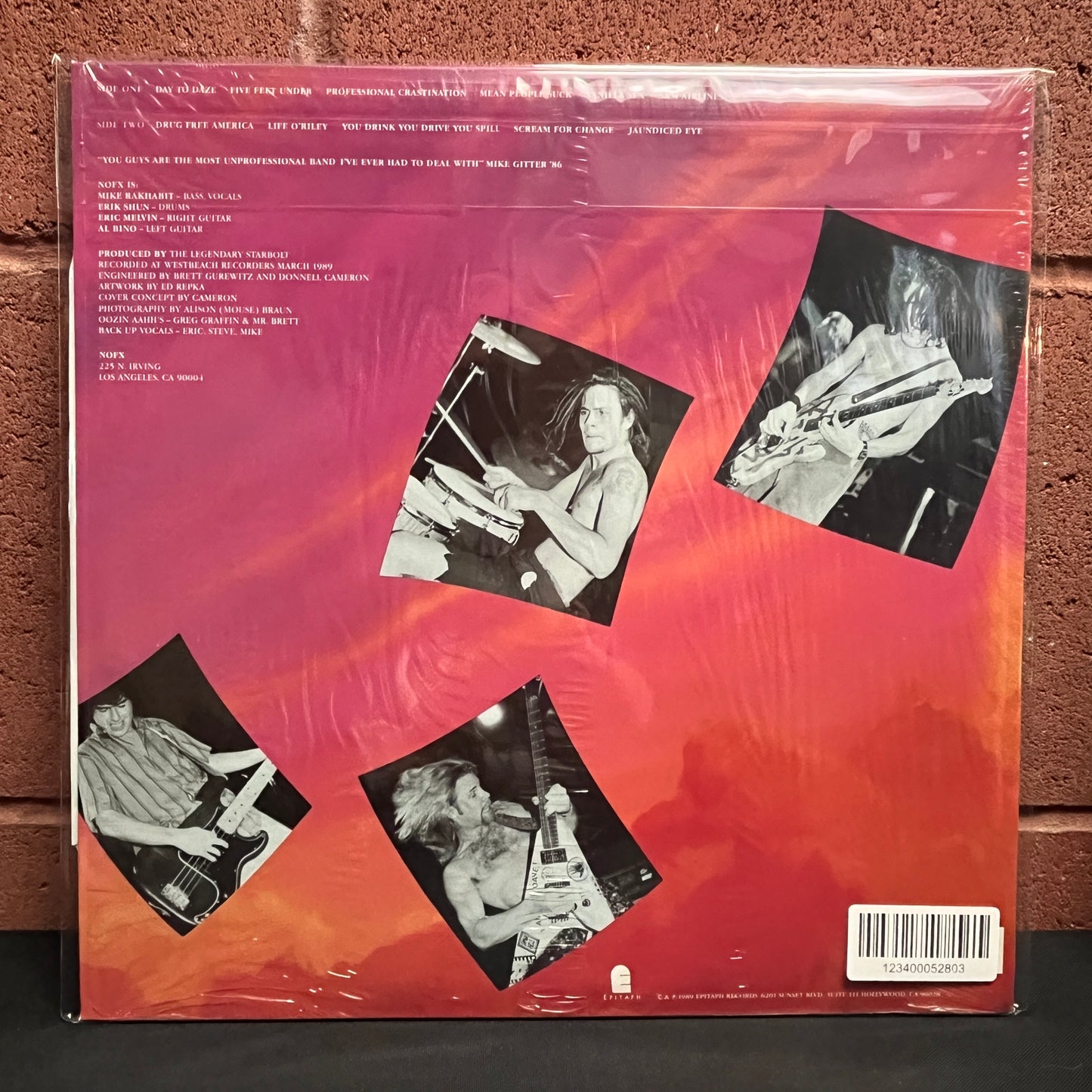 Used Vinyl: NOFX "S & M Airlines" LP (Blue vinyl, from 2013 box set)