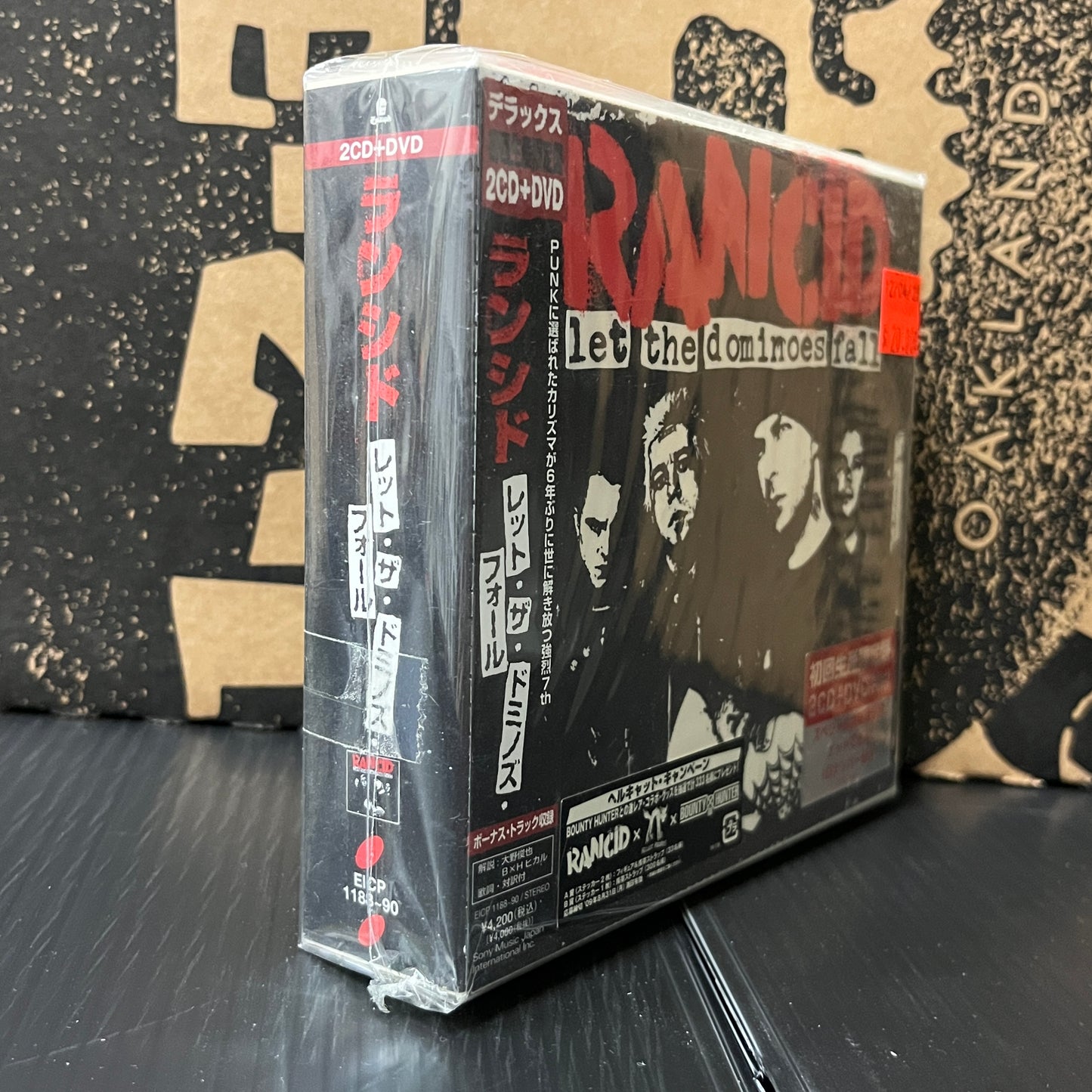 Used CD: Rancid "Let The Dominoes Fall" 2xCD + DVD (2009 Japanese Press, Digipak)