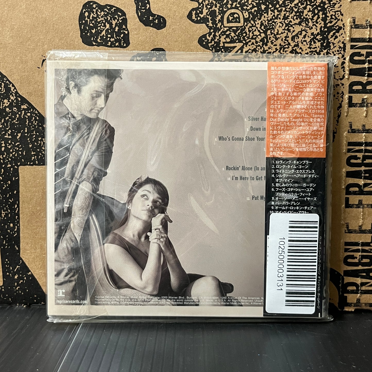 Used CD: Billie Joe & Norah "Foreverly" CD (2013 Japanese Press in Original Shrink w/ Hype)