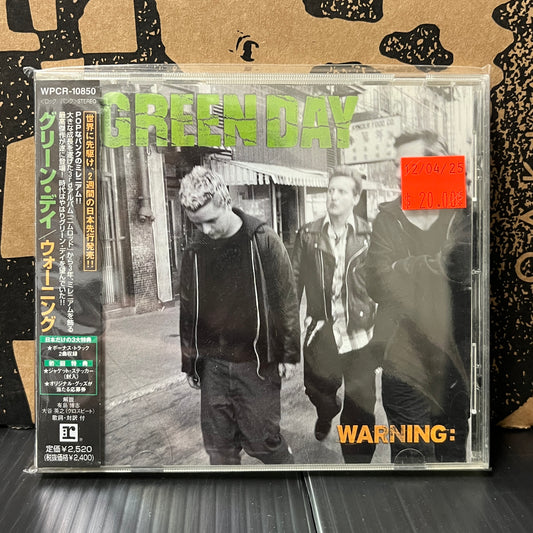 Used CD: Green Day "Warning" CD (2000 Japanese Press w/ Bonus Tracks)