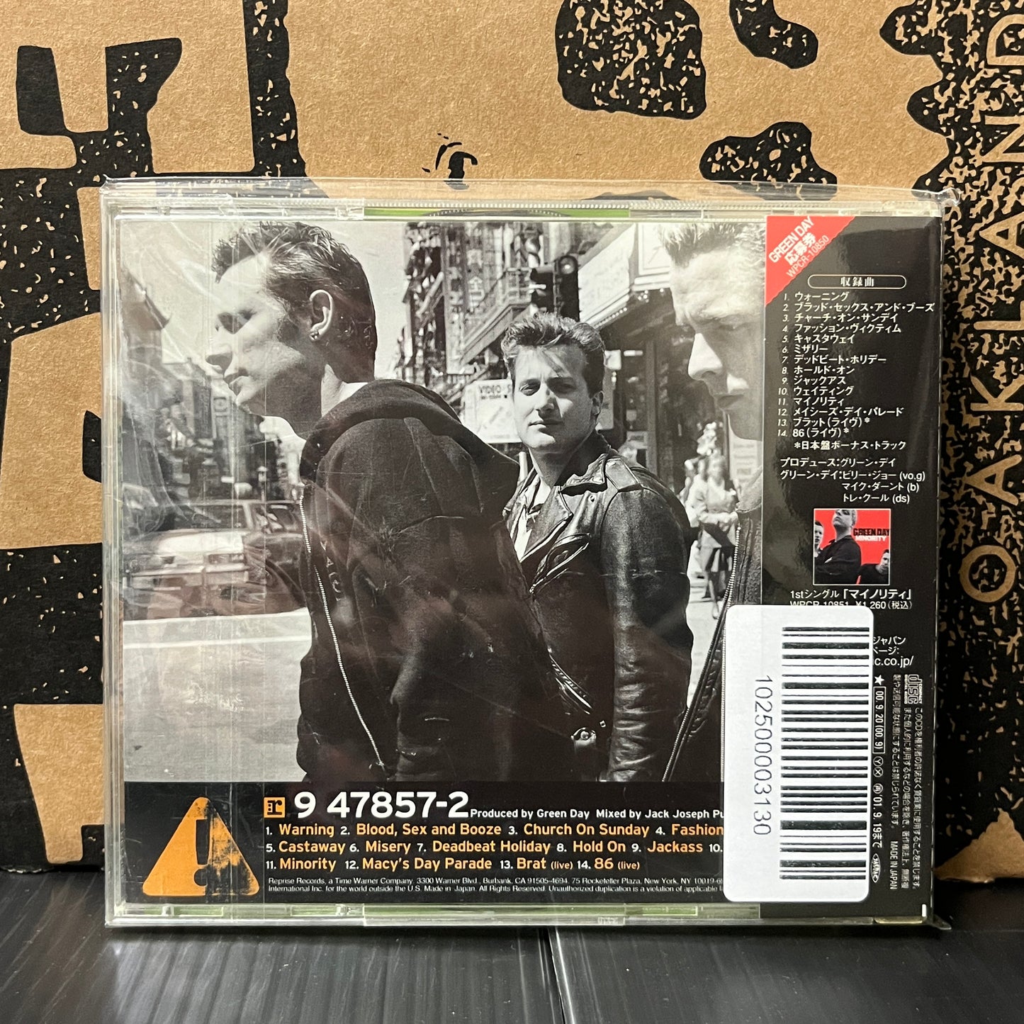 Used CD: Green Day "Warning" CD (2000 Japanese Press w/ Bonus Tracks)