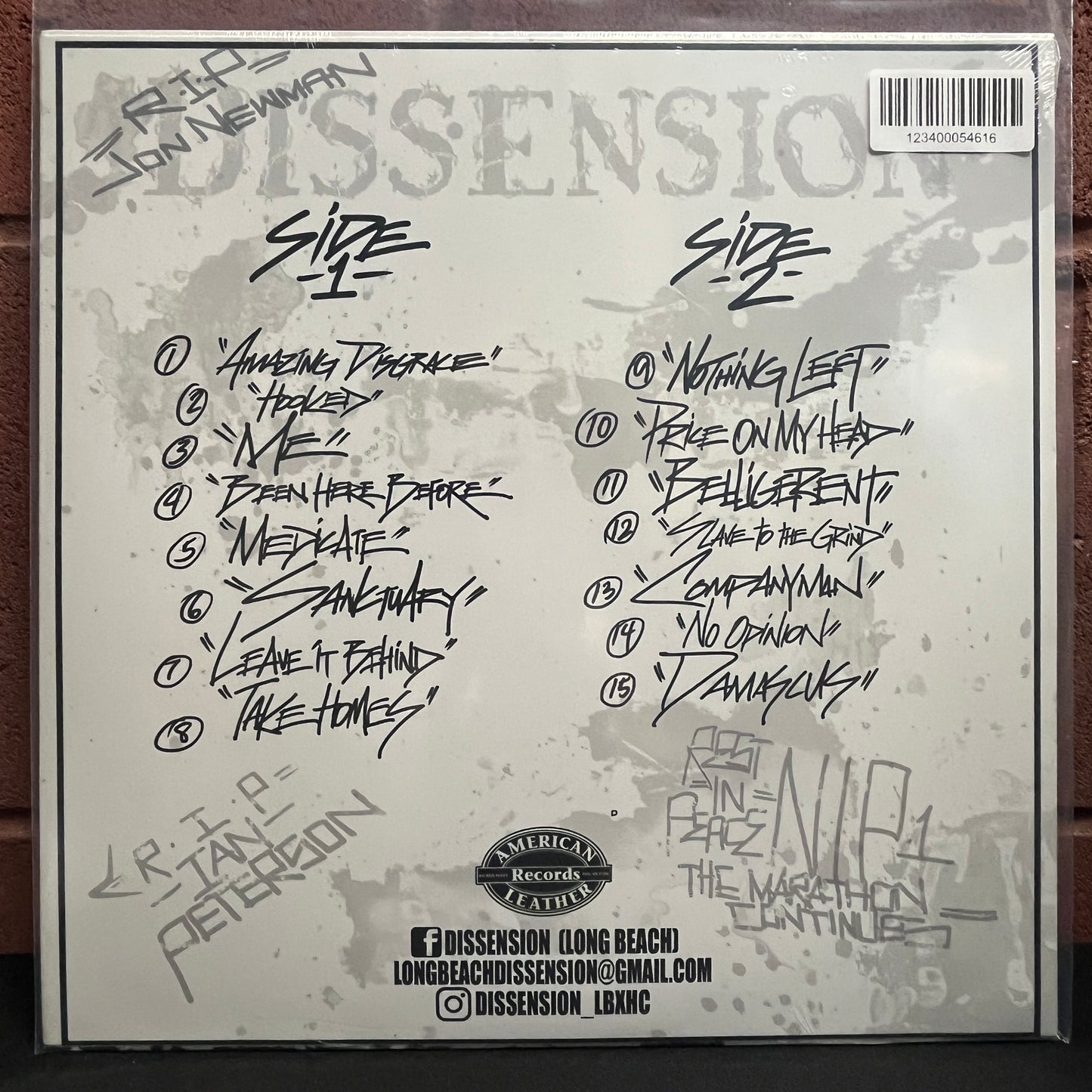 Used Vinyl: Dissension "Amazing Disgrace" LP