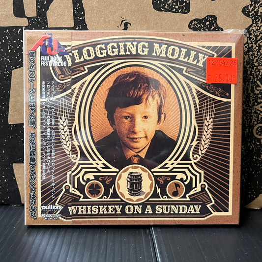 Used CD: Flogging Molly "Whiskey On A Sunday" CD + DVD (2006 Japanese Press)