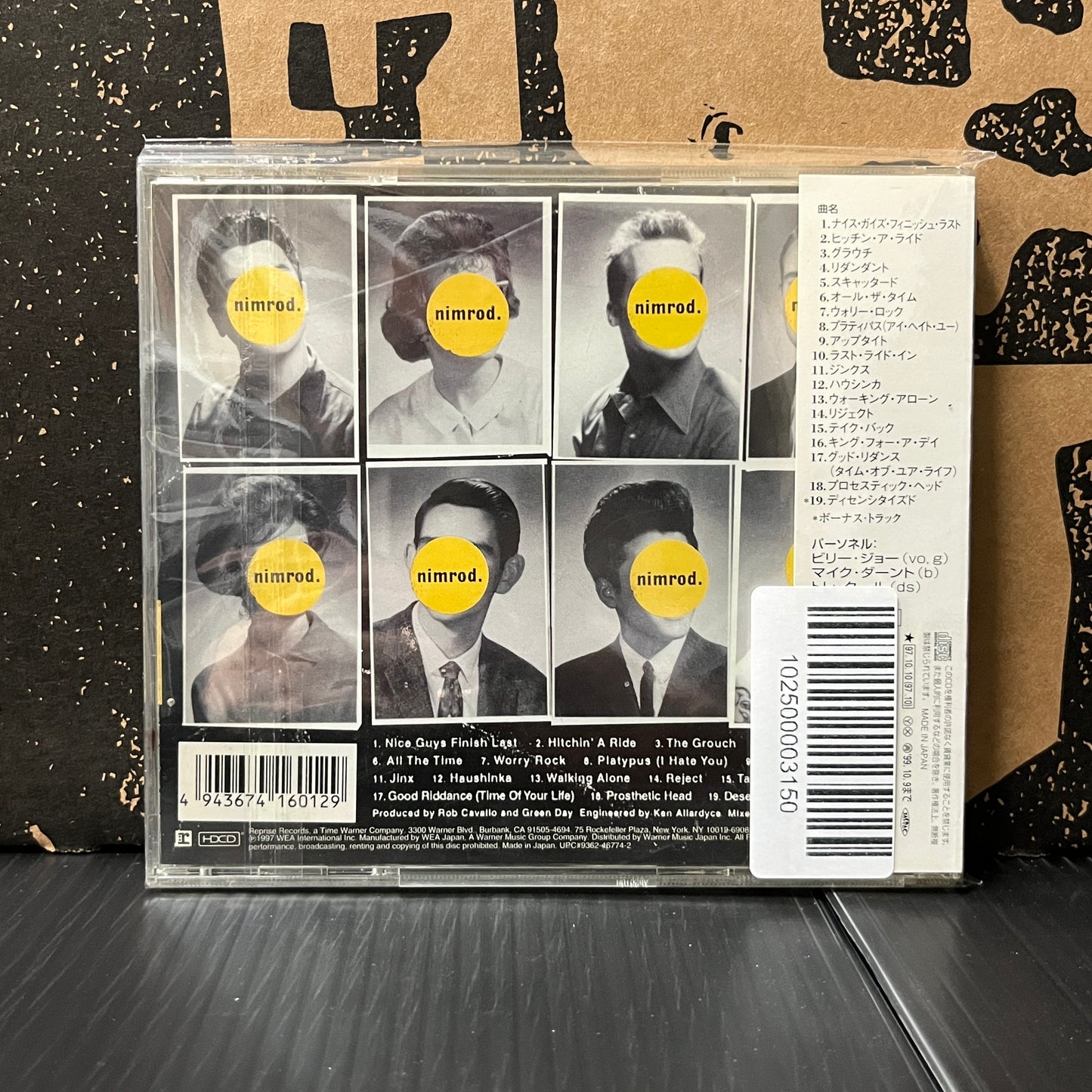 Used CD: Green Day "Nimrod." CD (1997 Japanese Press)