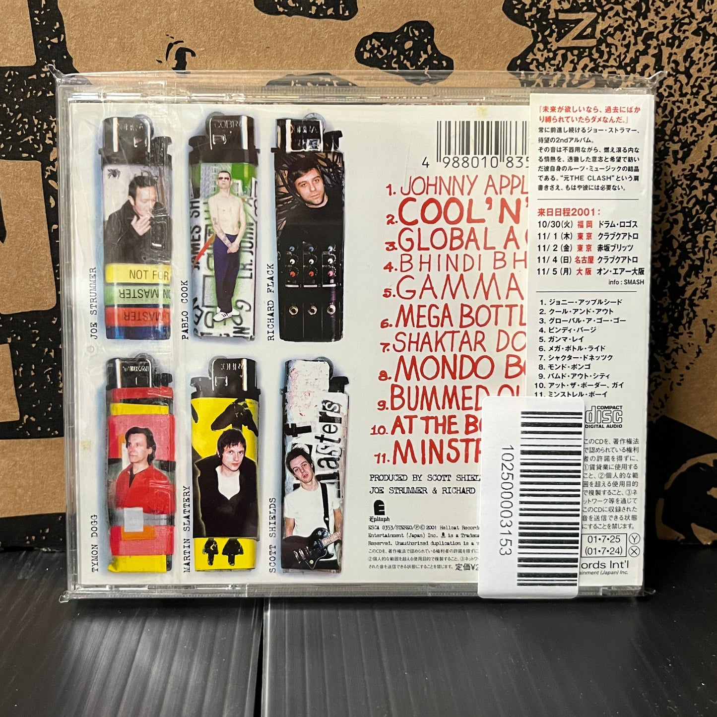 Used CD: Joe Strummer & The Mescaleros & Global A Go-Go" CD (2001 Japanese Press)