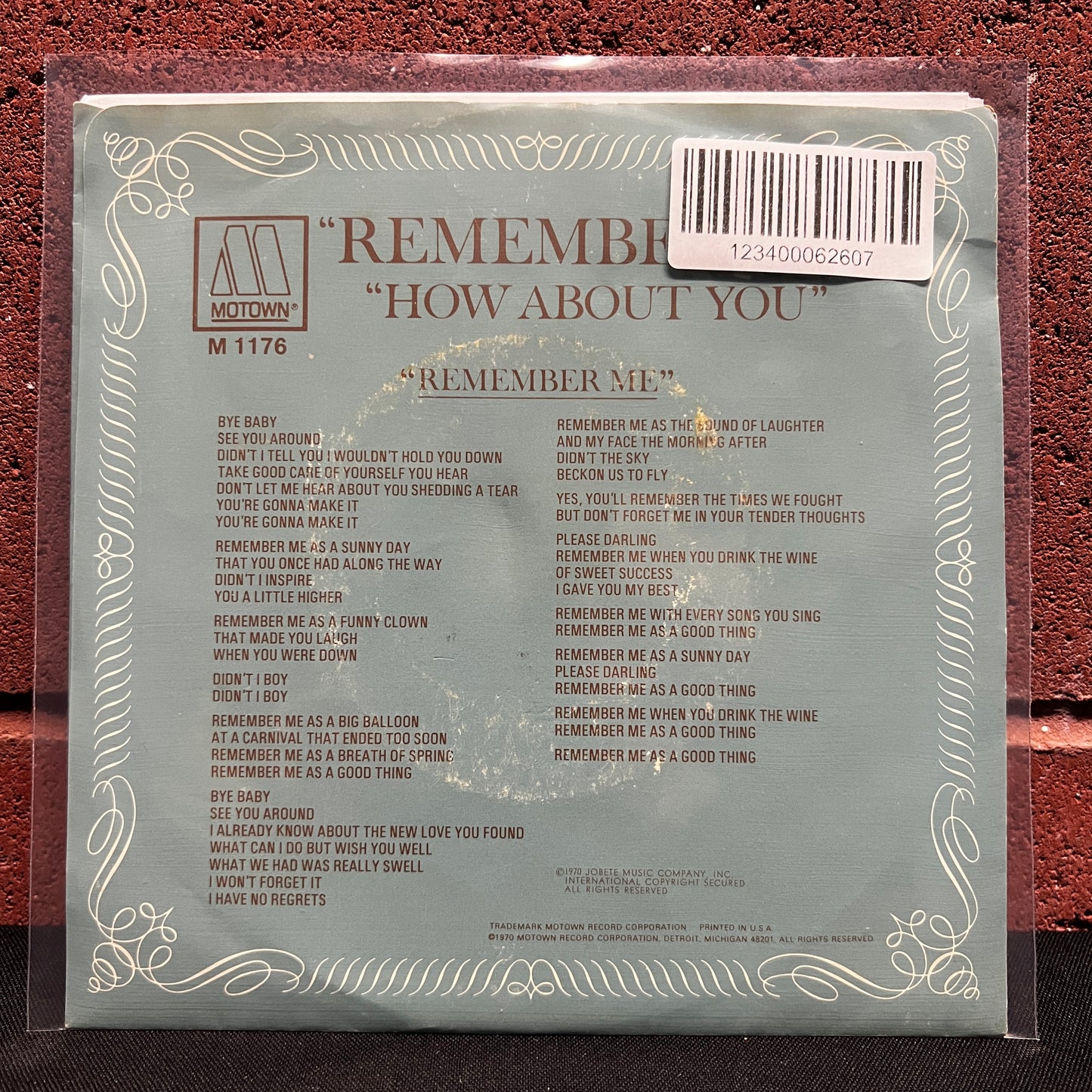 Used Vinyl: Diana Ross "Remember Me / How About You" 7"