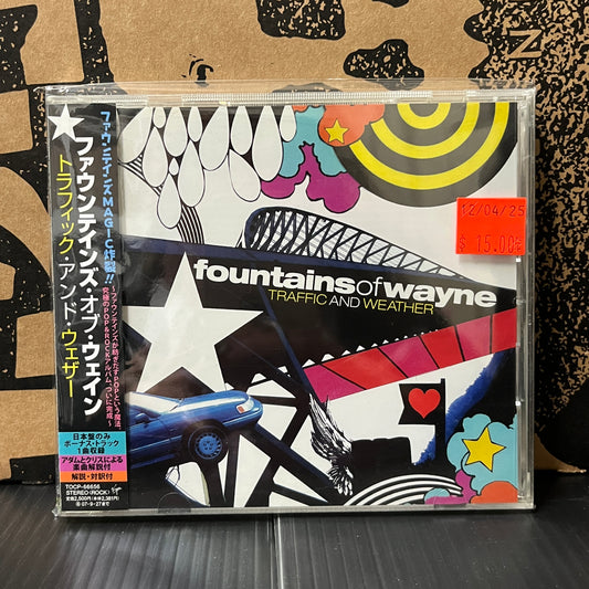 Used CD: Fountains Of Wayne "Traffic And Weather" CD (2007 Japanese Press w/ Bonus Track)