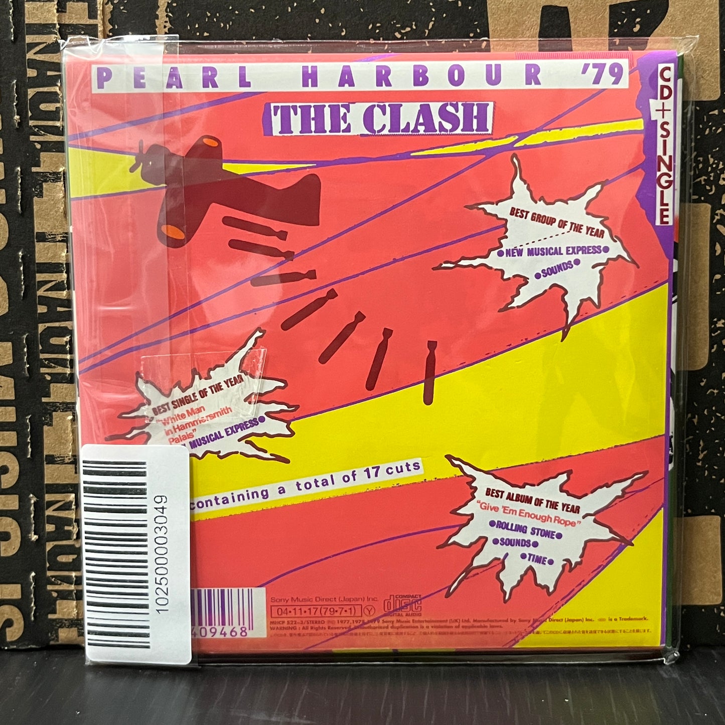 Used CD: The Clash "Pearl Harbour '79" CD (2004 Japanese Press in LP Replica Jacket)
