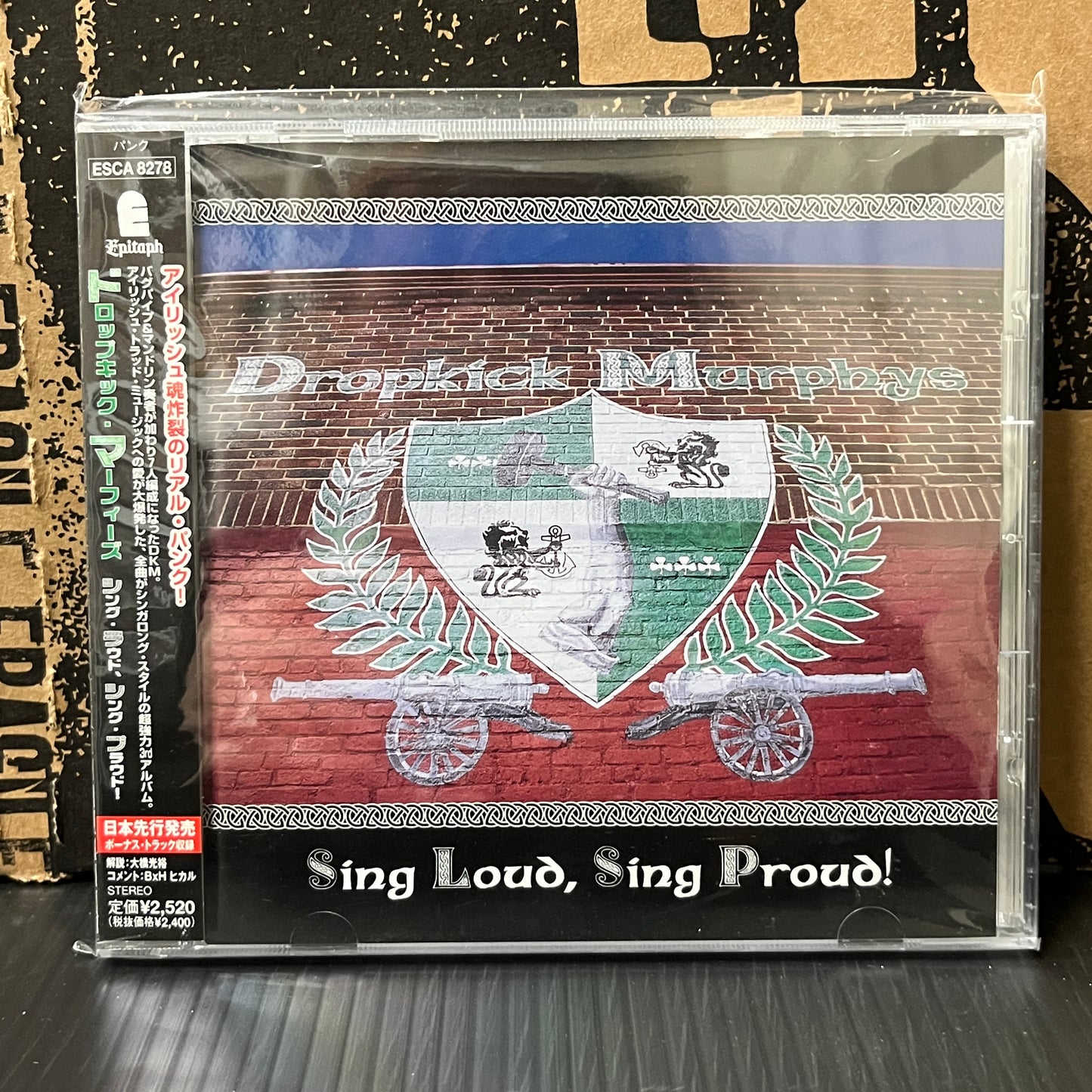 Used CD: Dropkick Murphys "Sing Loud, Sing Proud!" CD (2001 Japanese Press w/ Bonus Tracks)
