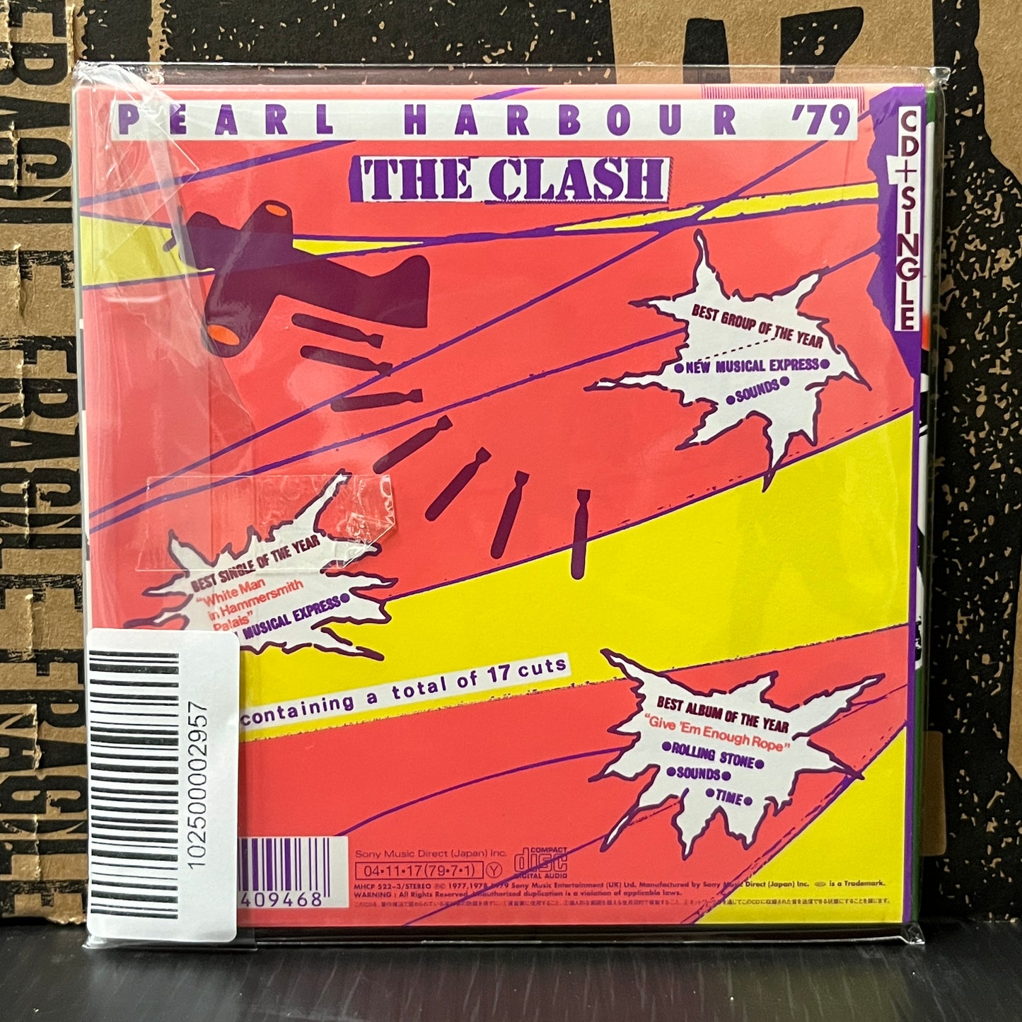 Used CD: The Clash "Pearl Harbour '79" CD (2004 Japanese Press in LP Style Sleeve)