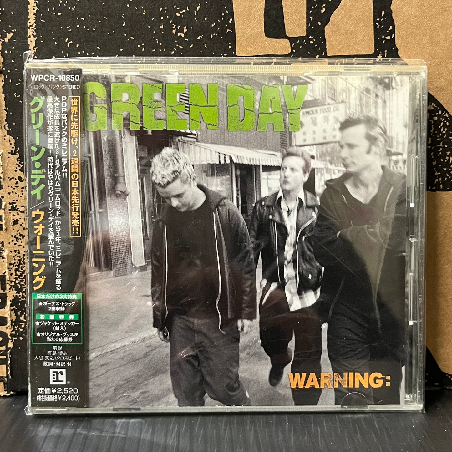 Used CD: Green Day "Warning" CD (2000 Japanese Press w/ Bonus Tracks)