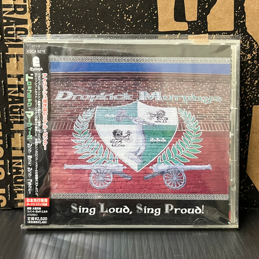 Used CD: Dropkick Murphys "Sing Loud, Sing Proud!" CD (2001 Japanese Press w/ Bonus Tracks)