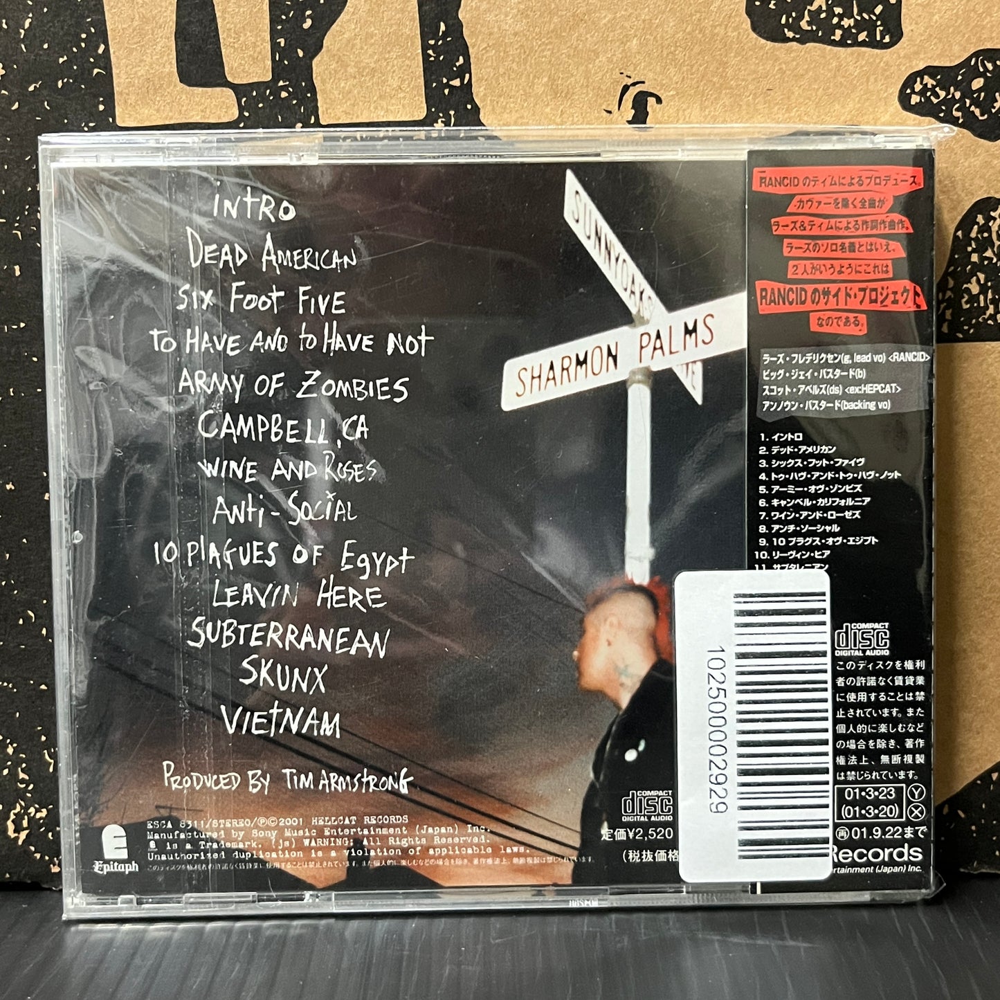 Used CD: Lars Frederiksen And The Bastards "S/T" CD (2001 Japanese Press)