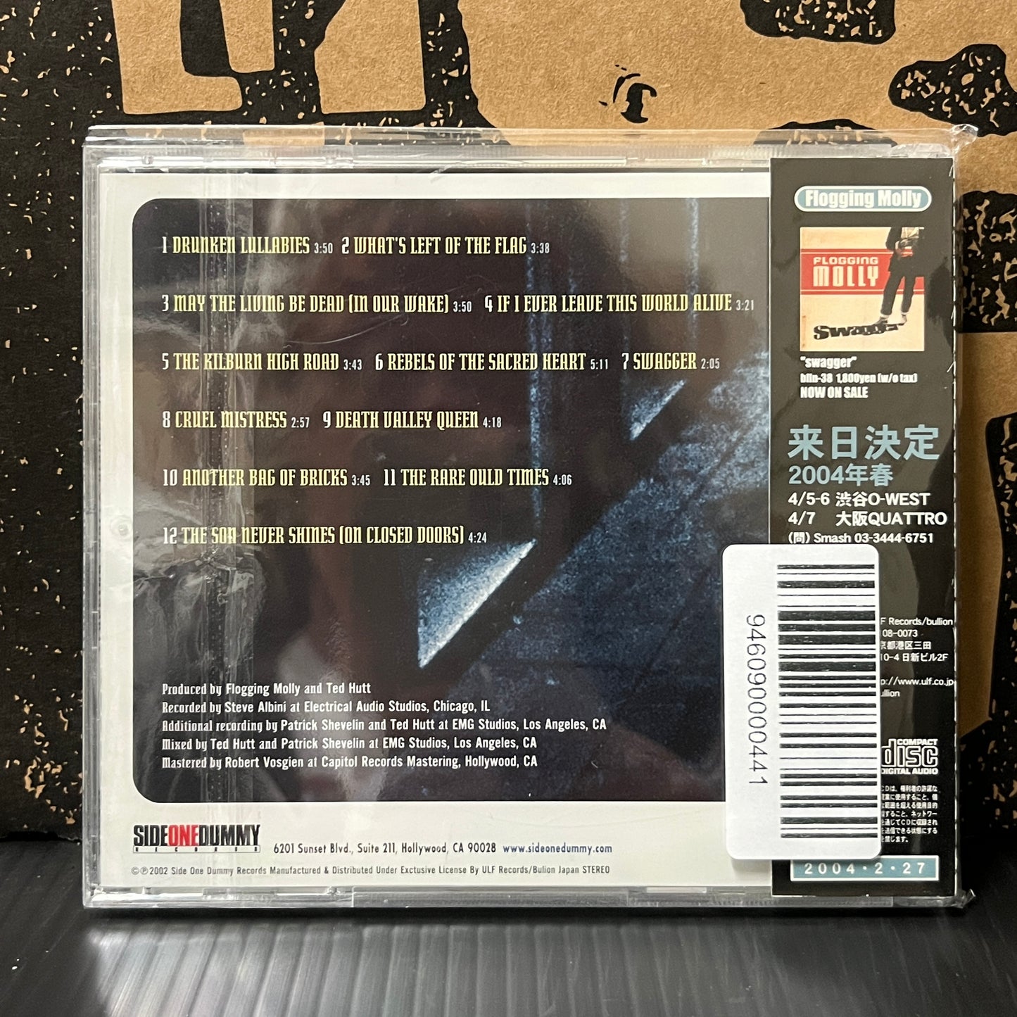 Used CD: Flogging Molly "Drunken Lullabies" CD (Japanese Press)