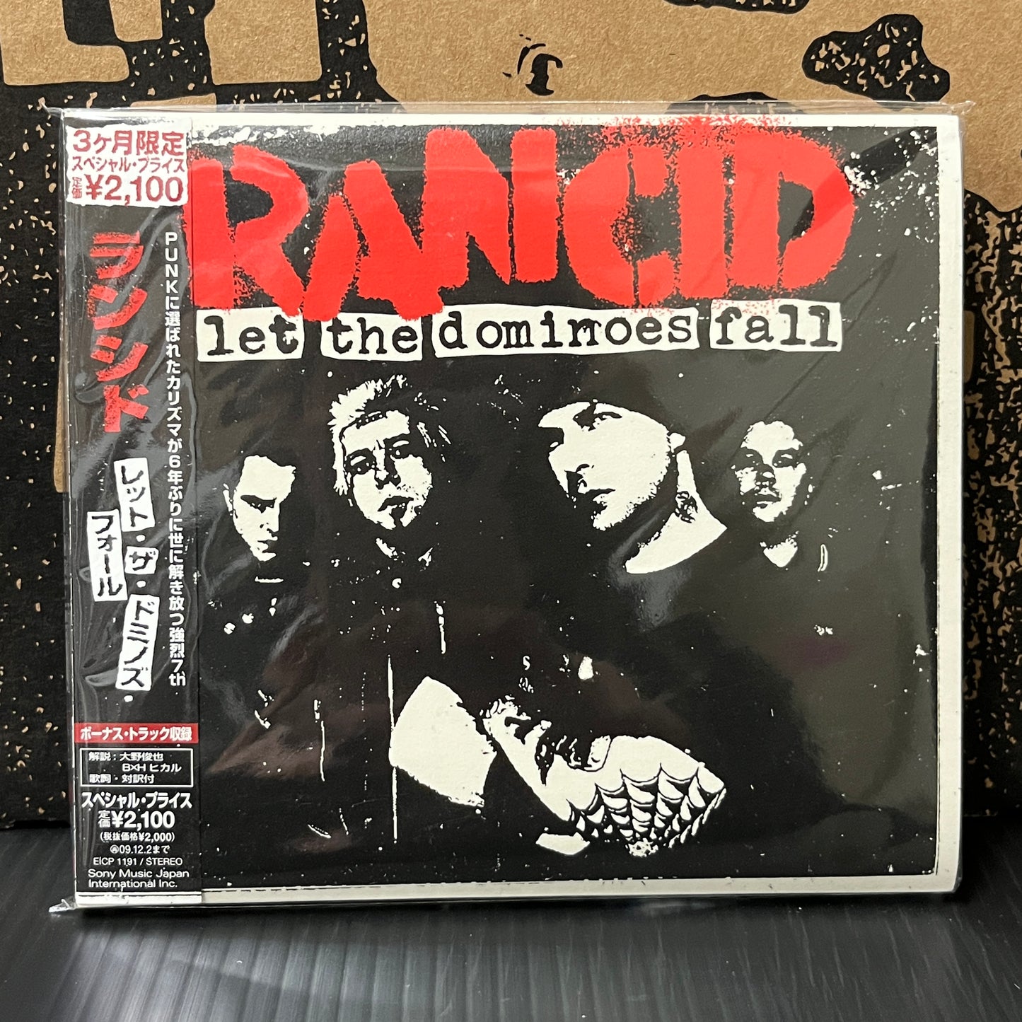 Used CD: Rancid "Let The Dominoes Fall" CD (2009 Japanese Press w/ Bonus Track)