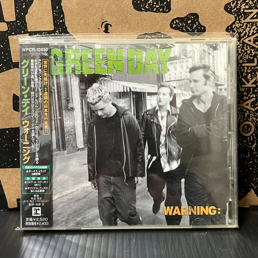 Used CD: Green Day "Warning" CD (2000 Japanese Press w/ Bonus Tracks)