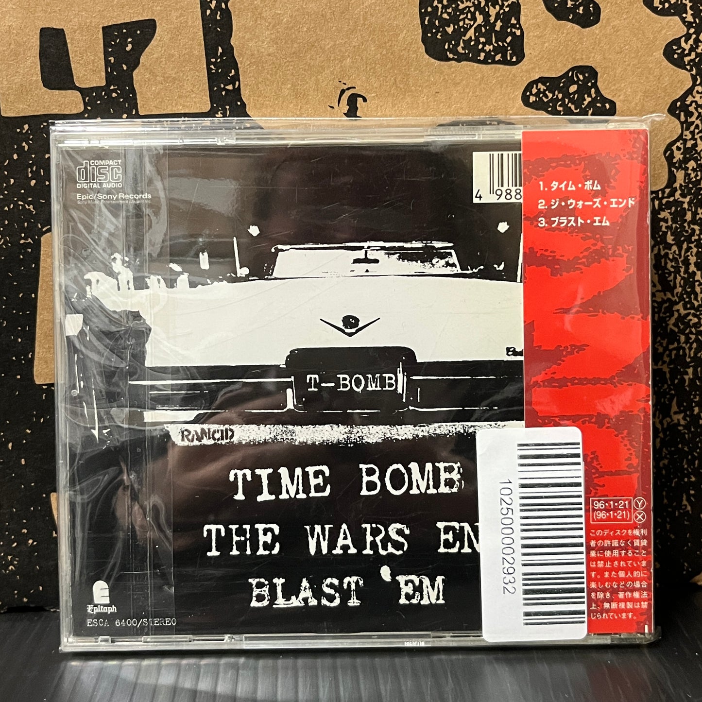 Used CD: Rancid "Time Bomb" CD (1996 Japanese Press)