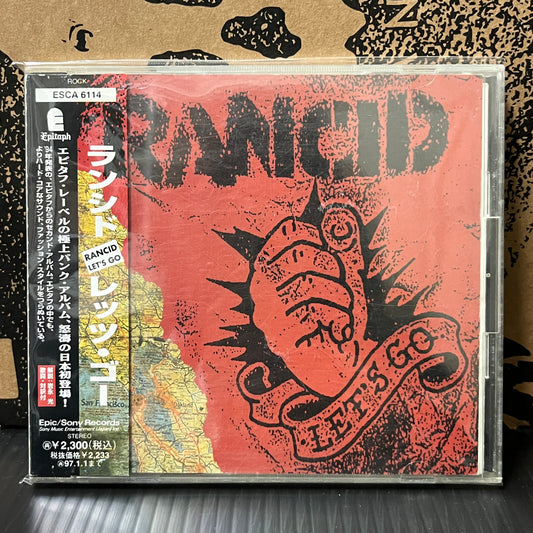Used CD: Rancid "Let's Go" CD (1995 Japanese Press)