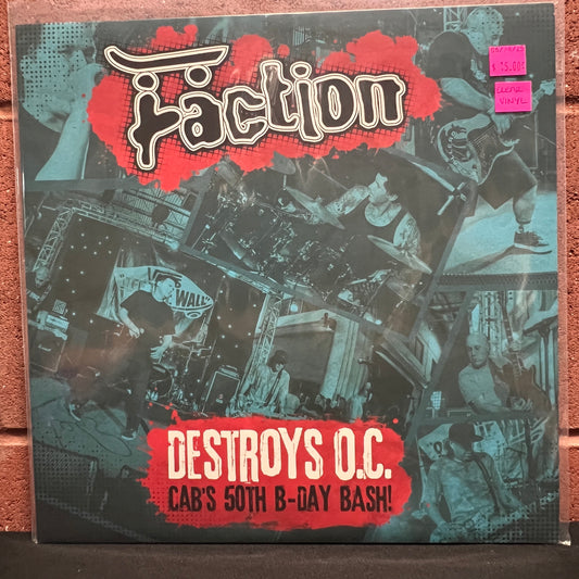 Used Vinyl: The Faction "Destroys O.C. Cab's 50th B-Day Bash!" LP (Clear Vinyl)