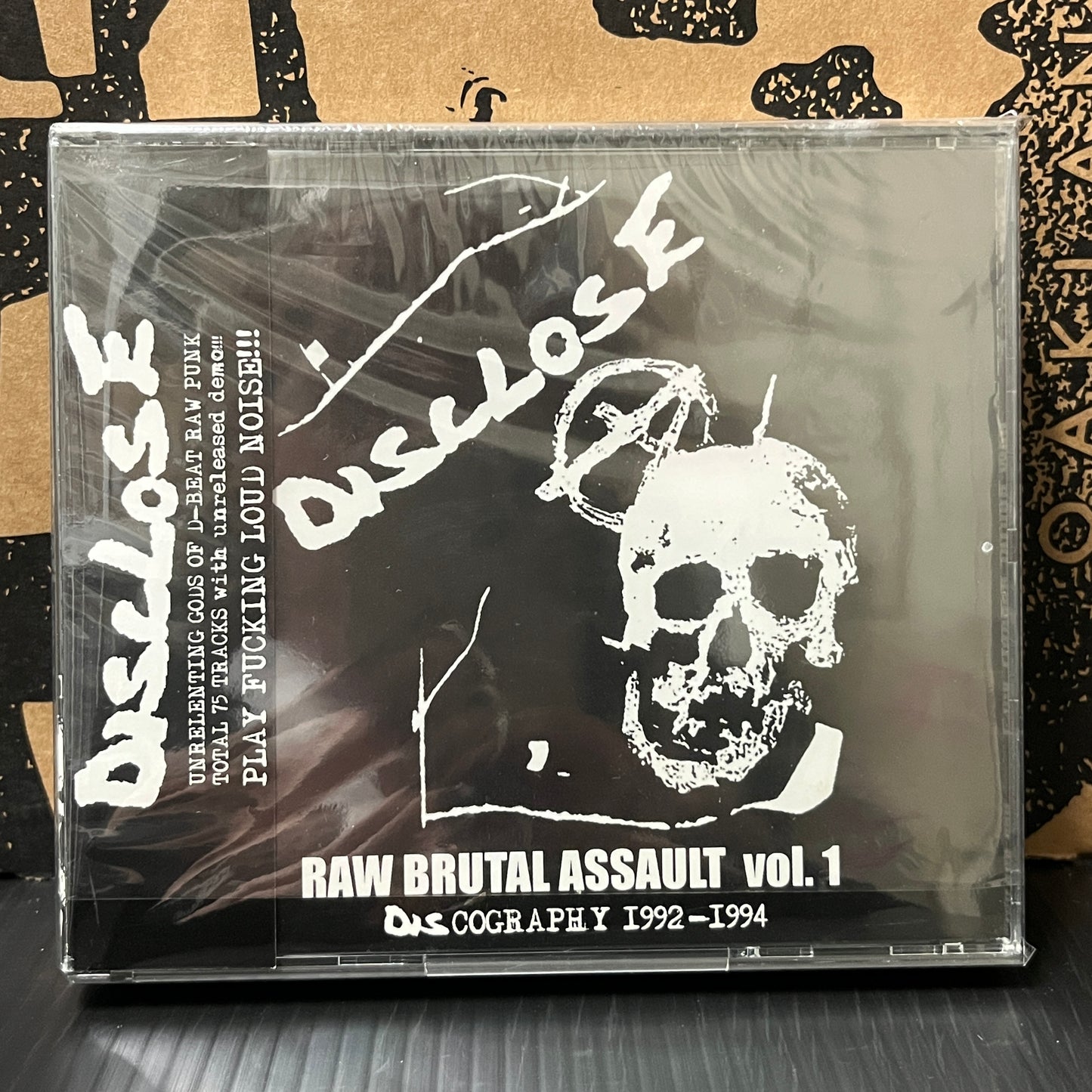 Used CD: Disclose "Raw Brutal Assault Vol. 1 Discography 1994-1998" 2xCD (2003 Japanese Press)
