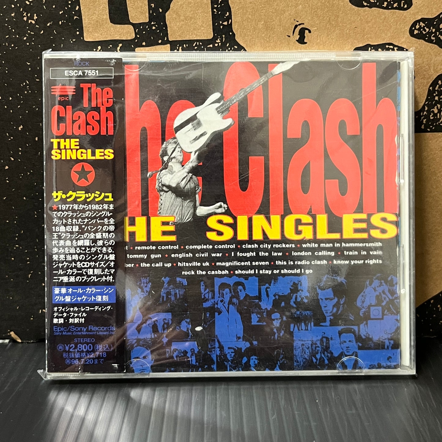 Used CD: The Clash "The Singles" CD (1994 Japanese Press)