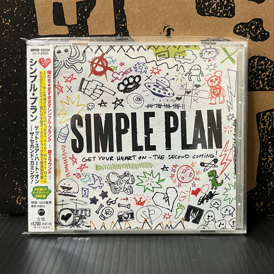 Used CD: Simple Plan "Get Your Heart On - The Second Coming!" CD (2014 Japanese Press w/ Bonus Tracks)
