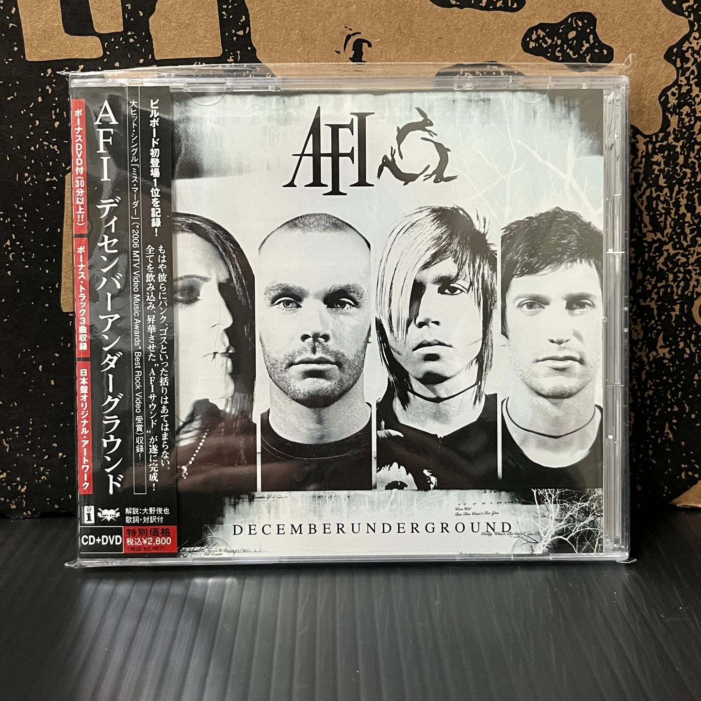 Used CD: AFI "Decemberunderground" CD + DVD (2006 Japanese Press w/ Bonus Tracks)