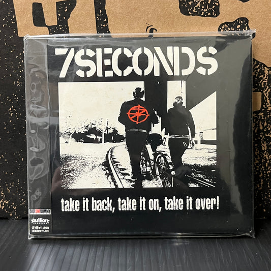 Used CD: 7 Seconds "Take It Back, Take It On, Take It Over" CD (2005 US Press Digipak w/ Japanese Obi)