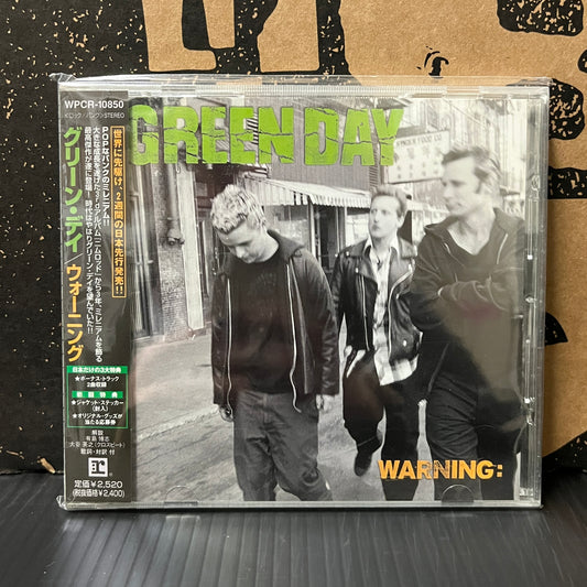 Used CD: Green Day "Warning" CD (2000 Japanese Press w/ Bonus Tracks)