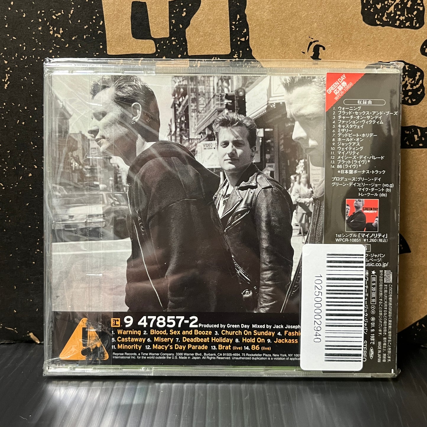 Used CD: Green Day "Warning" CD (2000 Japanese Press w/ Bonus Tracks)