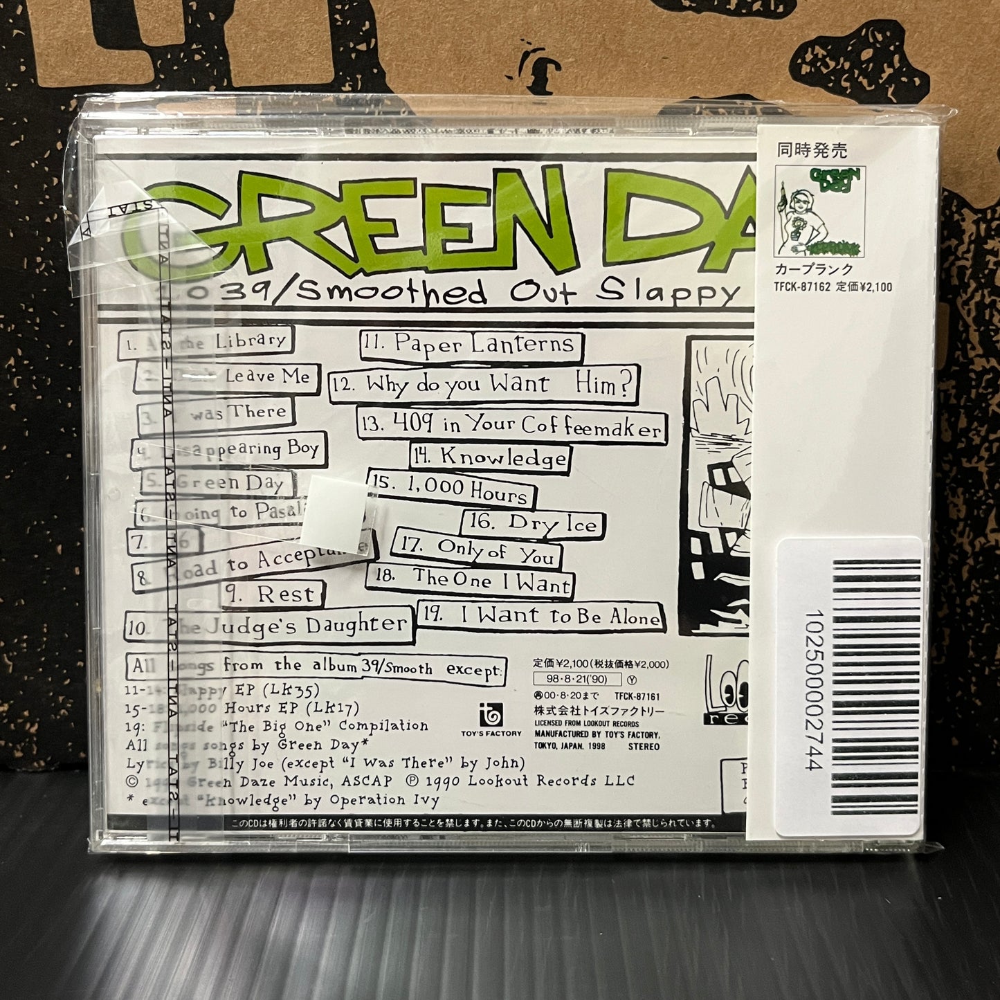Used CD: Green Day "1,039/Smoothed Out Slappy Hours" CD (1998 Japanese Press)