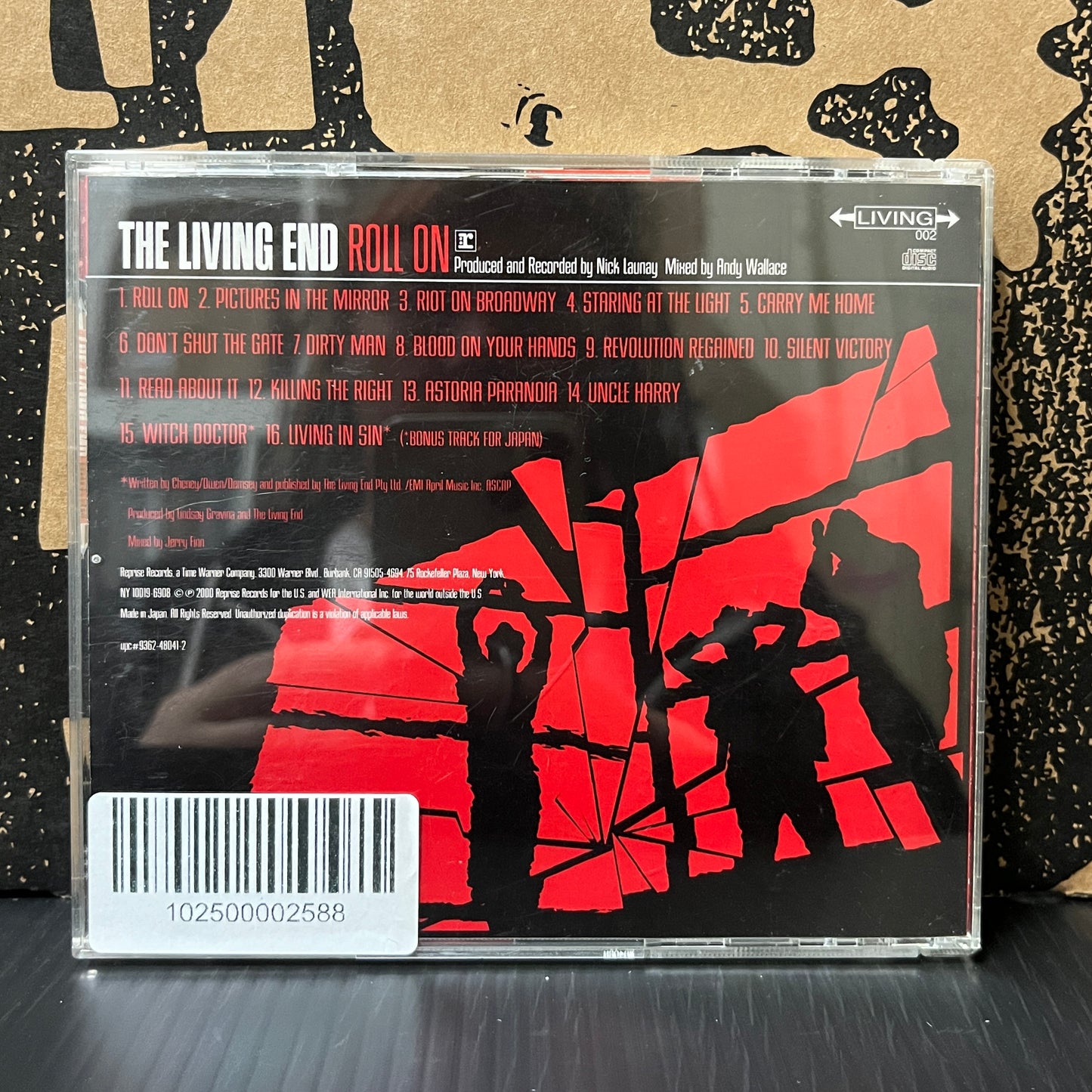 Used CD: The Living End "Roll On" CD (2000 Japanese Press w/ Bonus Track)
