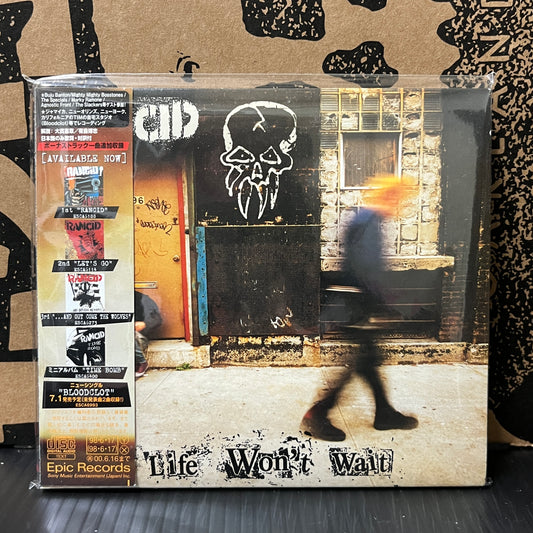 Used CD: Rancid "Life Won't Wait" CD (1998 Japanese First Press Digipak w/ Bonus Track)