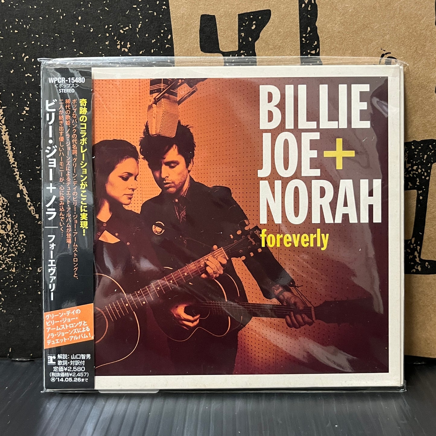 Used CD: Billie Joe & Norah "Foreverly" CD (2013 Japanese Press)