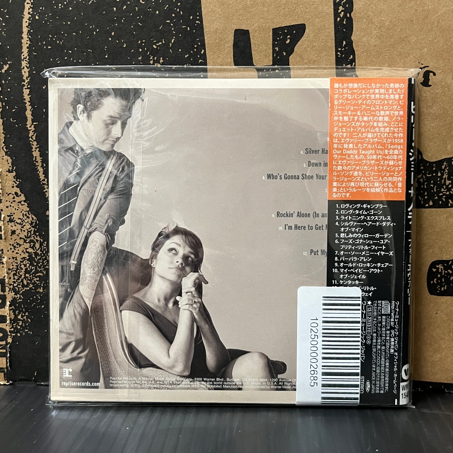 Used CD: Billie Joe & Norah "Foreverly" CD (2013 Japanese Press)