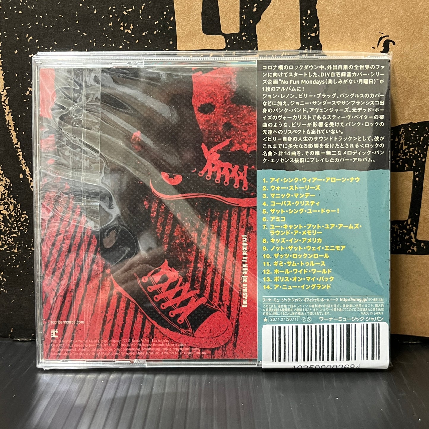 Used CD: Billie Joe Armstrong "No Fun Mondays" CD (2020 Japanese Press)